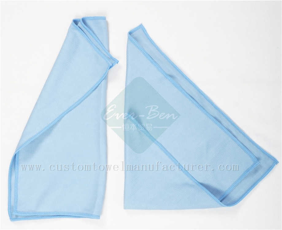 China Custom glass cleaning cloths Exporter Custom Cleaning Glass microfiber towel Manufacturer